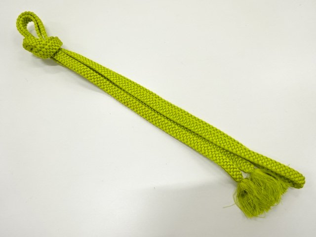 JAPANESE KIMONO / HANDTIED OBIJIME CORD
